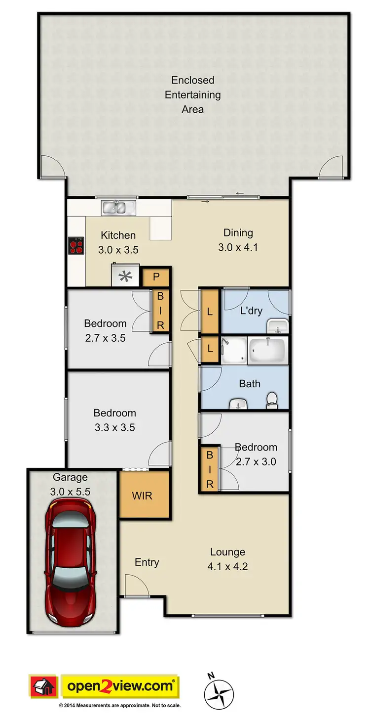 Floorplan of Homely house listing, 16 Tiffany Place, Rooty Hill NSW 2766