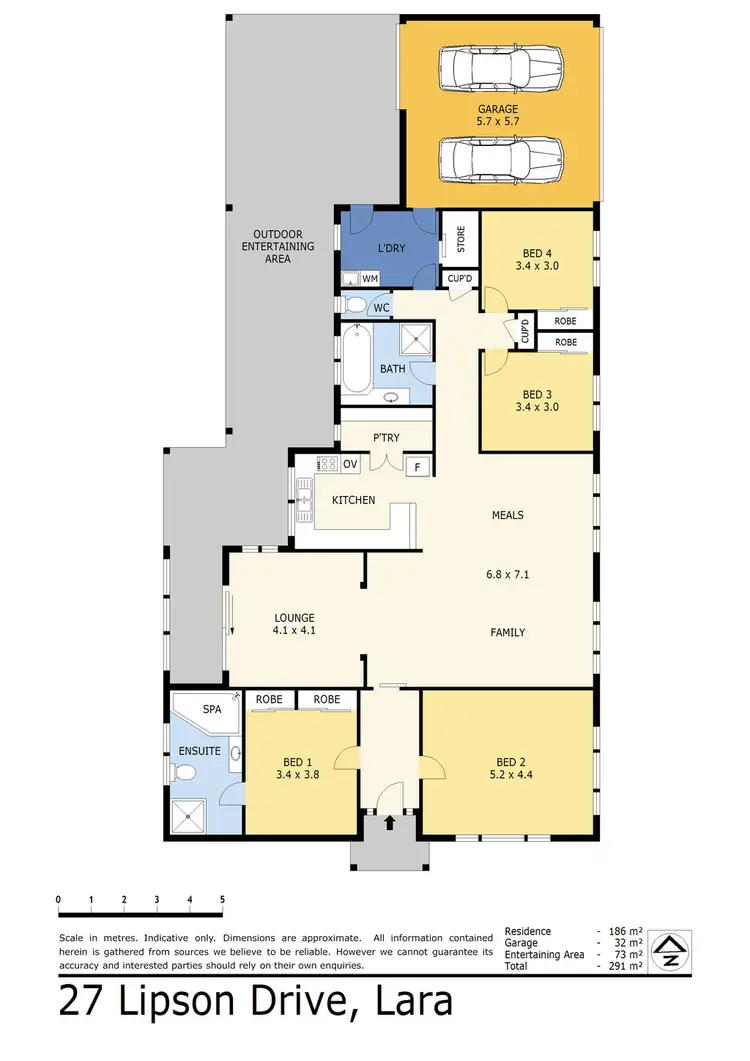 Floorplan of Homely house listing, 27 Lipson Drive, Lara VIC 3212