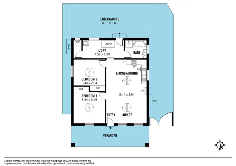 Floorplan of Homely house listing, 20 Scottsglade Road, Christie Downs SA 5164