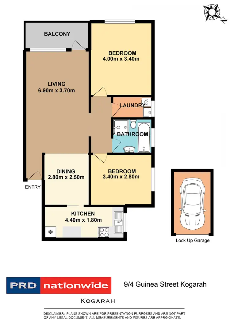 Floorplan of Homely unit listing, 9/4 Guinea Street, Kogarah NSW 2217