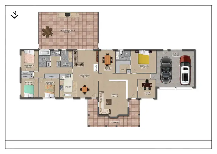 Floorplan of Homely house listing, 9 Abernethy Close, Mudgee NSW 2850