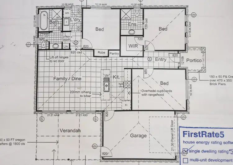 Floorplan of Homely house listing, 12 Lever Jary Court, Red Cliffs VIC 3496