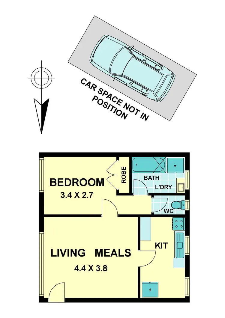 Floorplan of Homely unit listing, 10/3 Royal Avenue, Essendon North VIC 3041