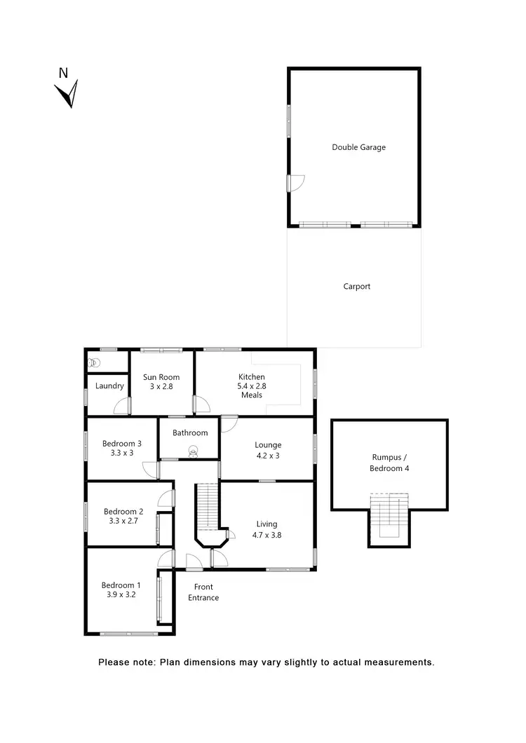 Floorplan of Homely house listing, 21 Cuthberts Road, Alfredton VIC 3350