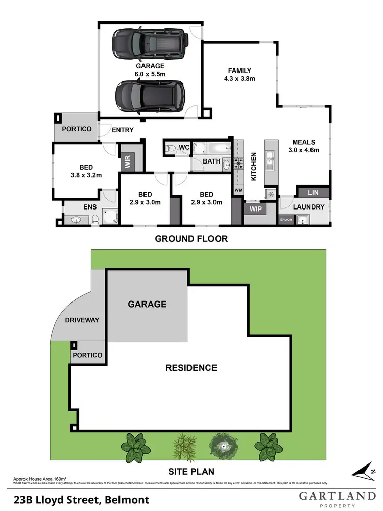 Floorplan of Homely house listing, 23B Lloyd Street, Belmont VIC 3216