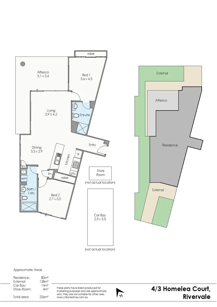 Floorplan of Homely apartment listing, 4/3 Homelea Court, Rivervale WA 6103