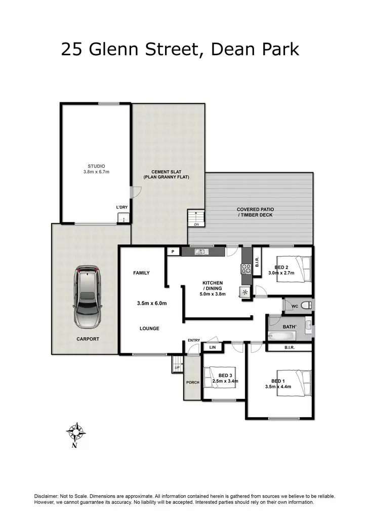 Floorplan of Homely house listing, 25 Glenn St, Dean Park NSW 2761
