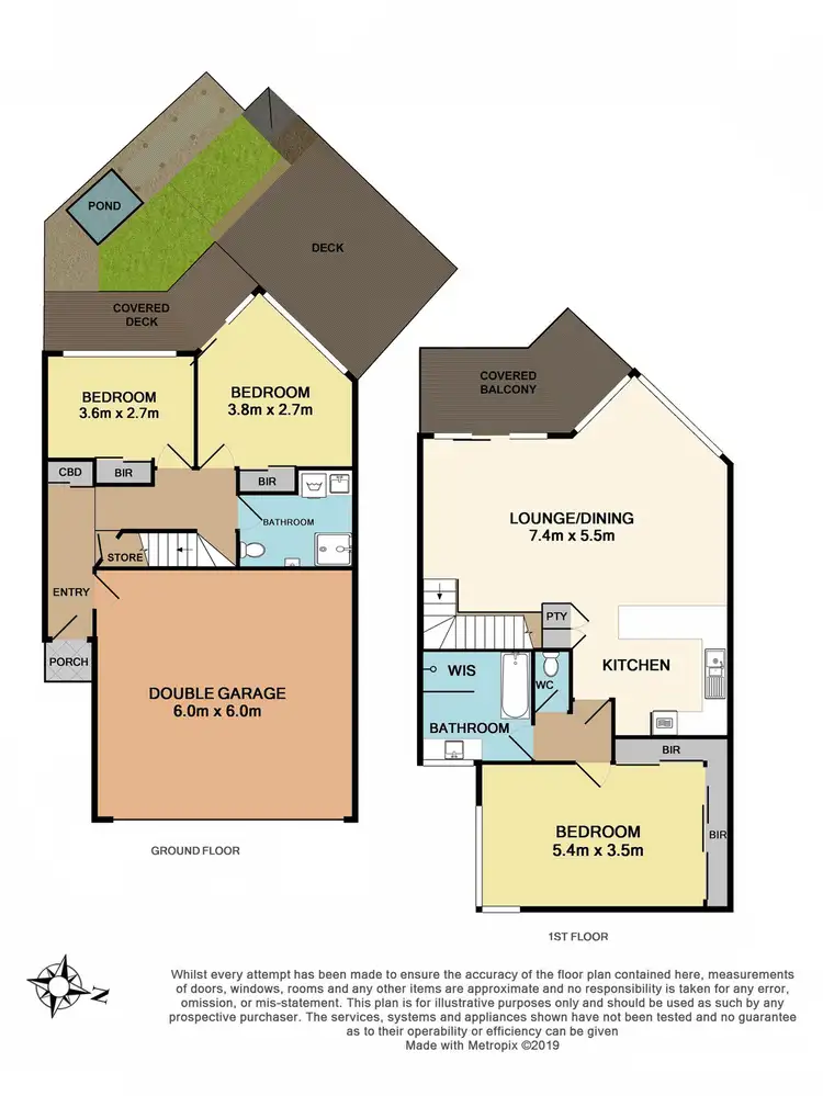 Floorplan of Homely townhouse listing, 5/711 Nepean Highway, Carrum VIC 3197