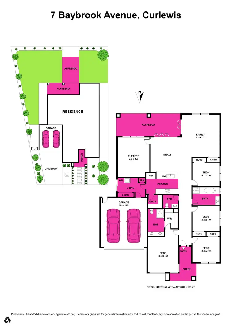 Floorplan of Homely house listing, 7 Baybrook Ave, Curlewis VIC 3222