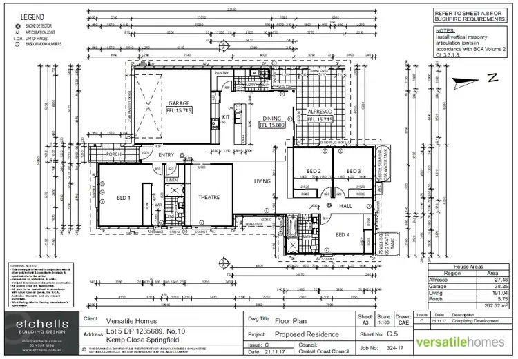 Floorplan of Homely house listing, 10 Kemp Close, Springfield NSW 2250
