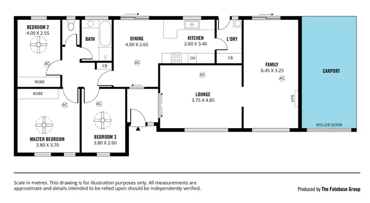 Floorplan of Homely house listing, 1 Glenburnie Street, Happy Valley SA 5159