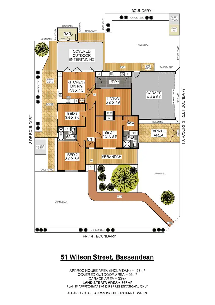 Floorplan of Homely house listing, 51 Wilson Street, Bassendean WA 6054