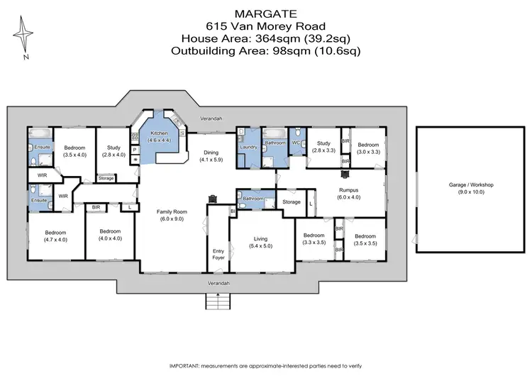 Floorplan of Homely house listing, 615 Van Morey Road, Margate TAS 7054