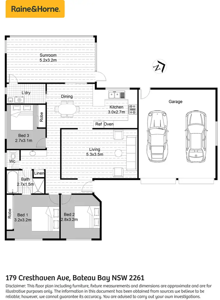 Floorplan of Homely house listing, 179 Cresthaven Avenue, Bateau Bay NSW 2261