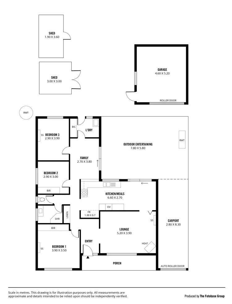 Floorplan of Homely house listing, 10 Curlew Court, Modbury Heights SA 5092