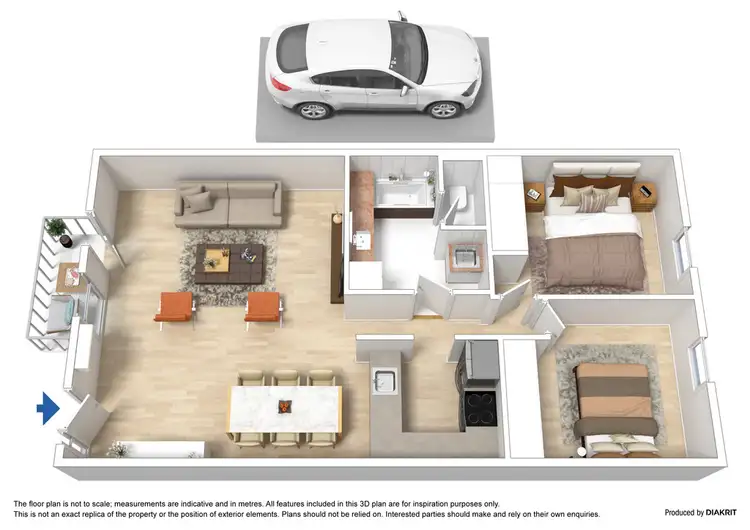 Floorplan of Homely apartment listing, 38/39 Rathdowne Street, Carlton VIC 3053