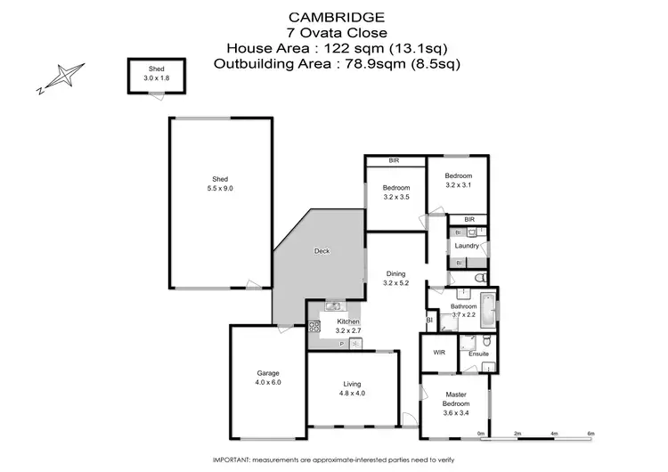 Floorplan of Homely house listing, 7 Ovata Close, Cambridge TAS 7170