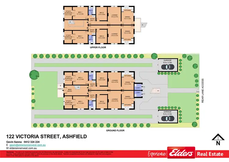Floorplan of Homely block of units listing, 122 Victoria Street, Ashfield NSW 2131