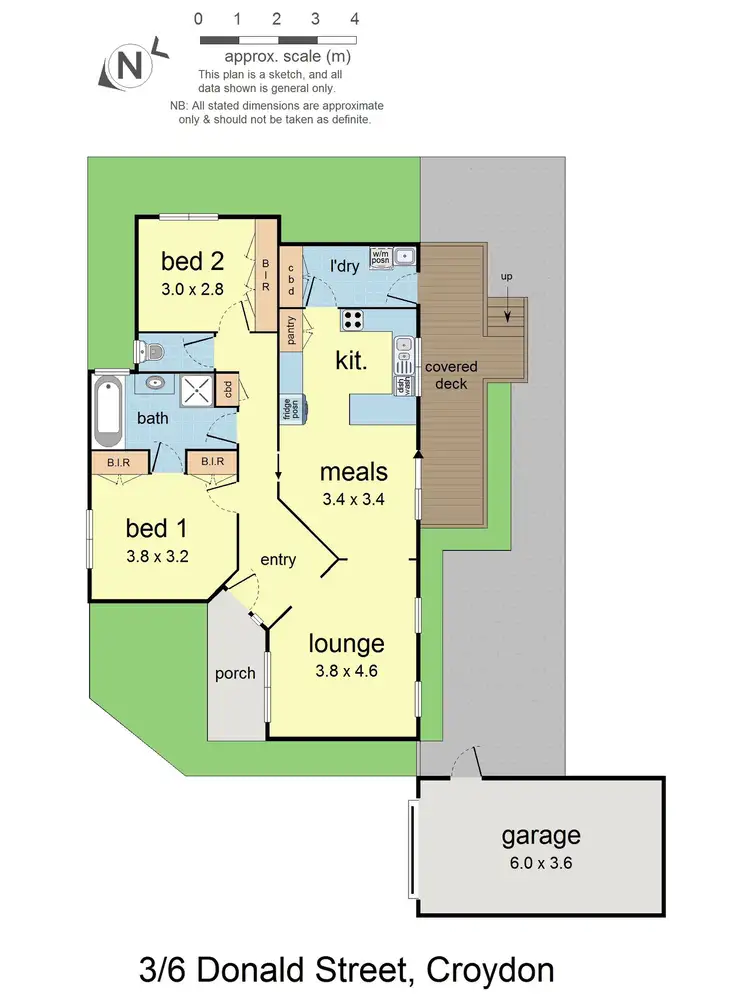 Floorplan of Homely unit listing, 3/6 Donald Street, Croydon VIC 3136