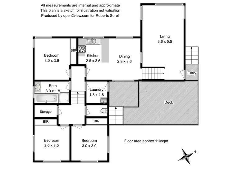 Floorplan of Homely house listing, 7 Lighton Way, Lenah Valley TAS 7008