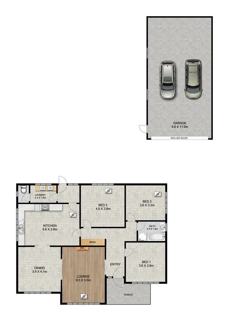 Floorplan of Homely house listing, 236-238 Trimmer Parade, Grange SA 5022