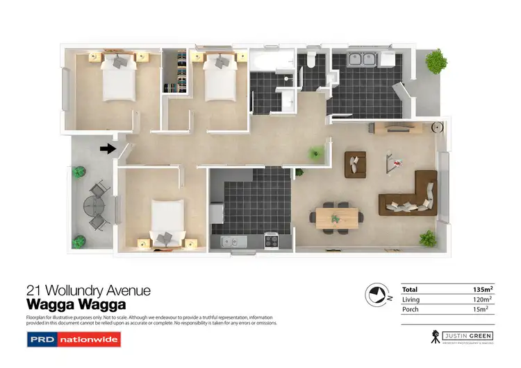 Floorplan of Homely house listing, 21 Wollundry Avenue, Wagga Wagga NSW 2650