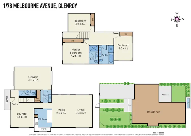 Floorplan of Homely townhouse listing, 1/78 Melbourne Avenue, Glenroy VIC 3046