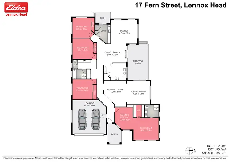 Floorplan of Homely house listing, 17 Fern Street, Lennox Head NSW 2478