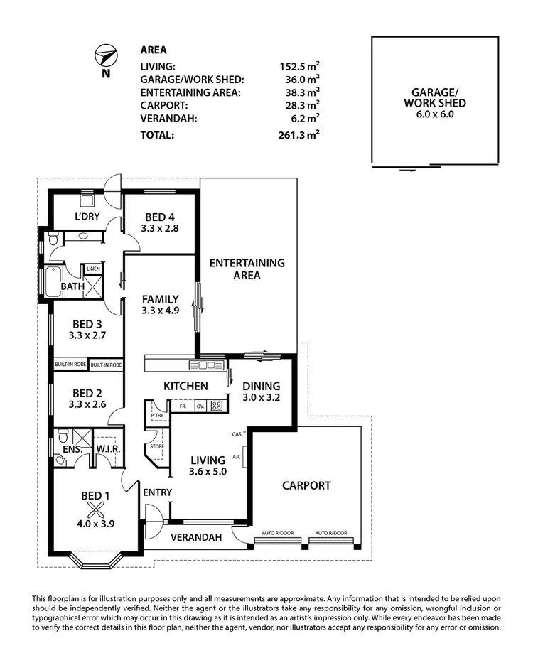 Floorplan of Homely house listing, 6 Symonds Drive, Mount Barker SA 5251