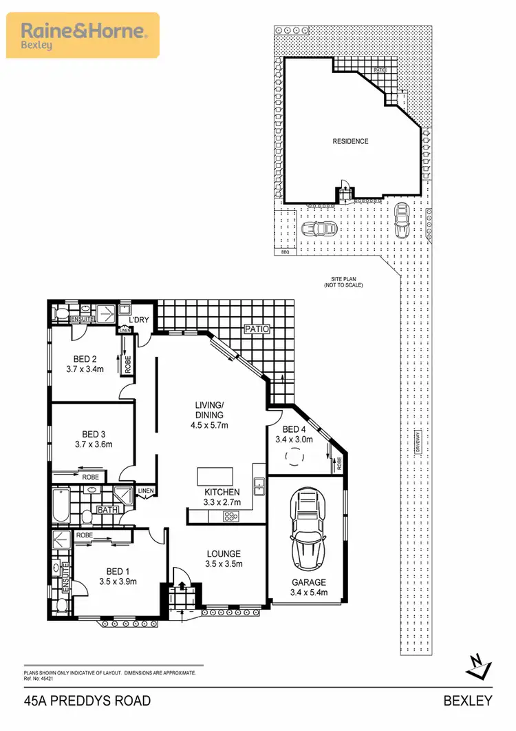 Floorplan of Homely house listing, 45a Preddys Road, Bexley NSW 2207