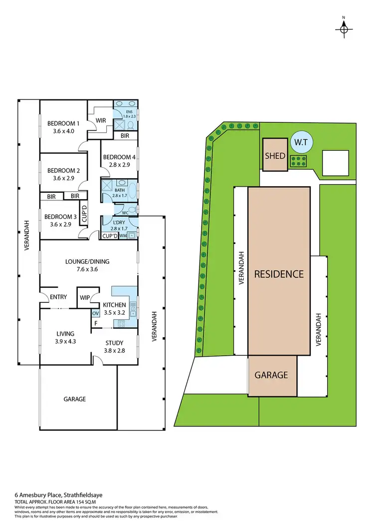 Floorplan of Homely house listing, 6 Amesbury Place, Strathfieldsaye VIC 3551