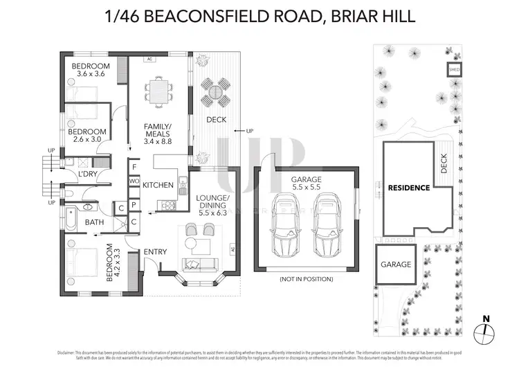 Floorplan of Homely house listing, 1/46 Beaconsfield Road, Briar Hill VIC 3088