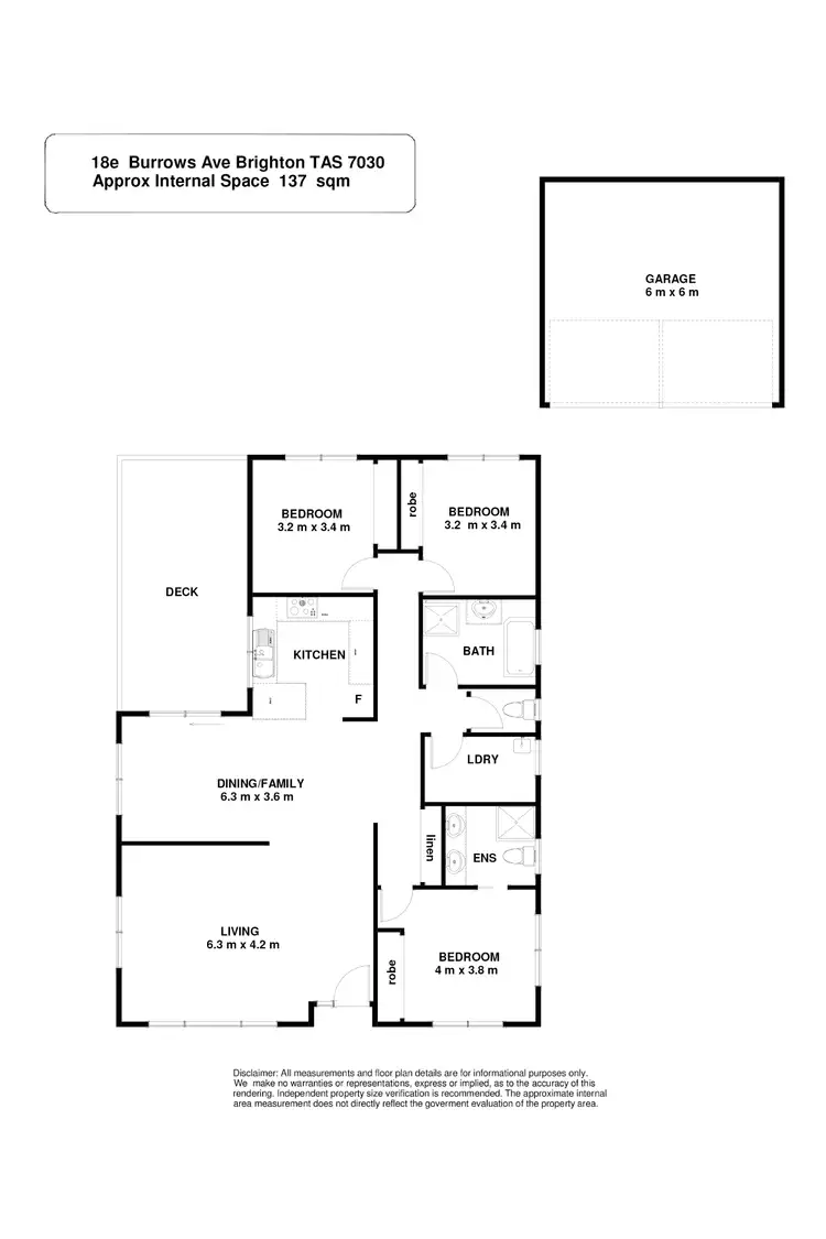 Floorplan of Homely house listing, 18E Burrows Avenue, Brighton TAS 7030