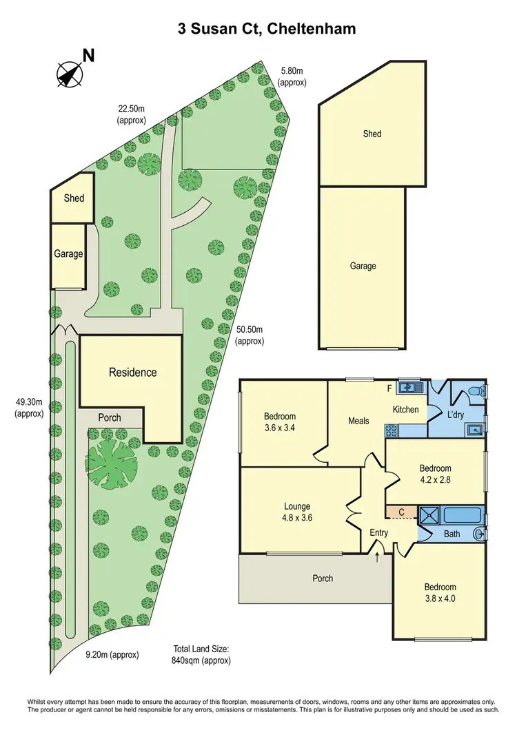 Floorplan of Homely house listing, 3 Susan Court, Cheltenham VIC 3192