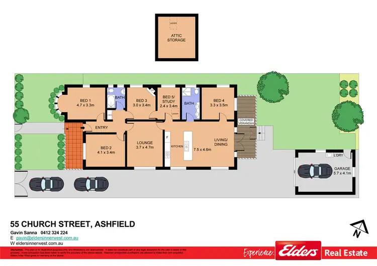 Floorplan of Homely house listing, 55 Church Street, Ashfield NSW 2131