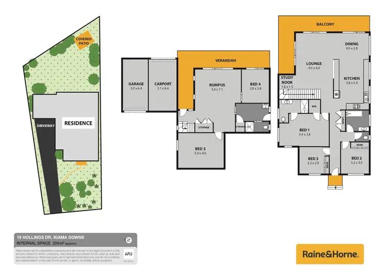 Floorplan of Homely house listing, 19 Hollings Drive, Kiama Downs NSW 2533