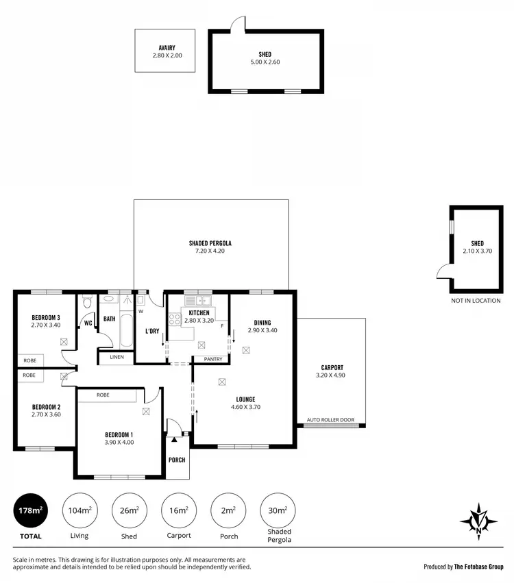Floorplan of Homely house listing, 2 Leslie Court, Somerton Park SA 5044