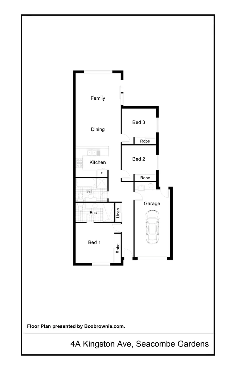 Floorplan of Homely house listing, 4A Kingston Avenue, Seacombe Gardens SA 5047
