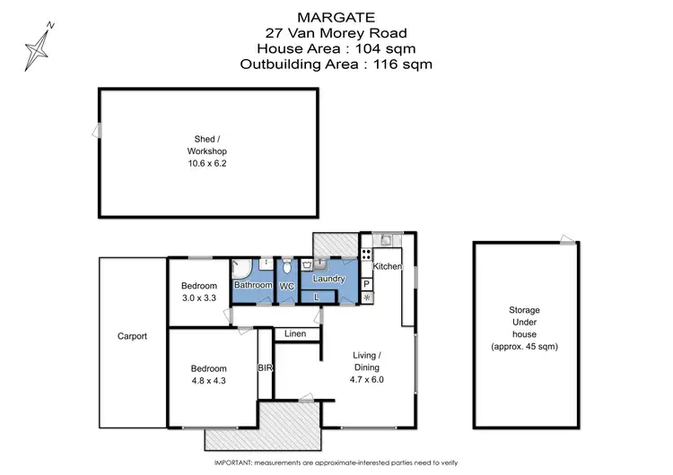 Floorplan of Homely house listing, 27 Van Morey Road, Margate TAS 7054