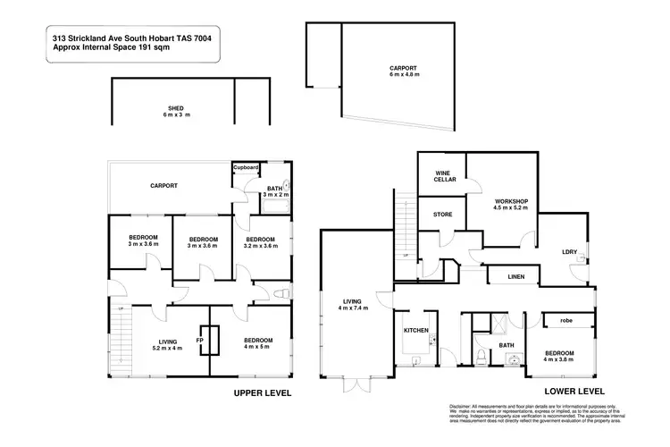 Floorplan of Homely house listing, 313 Strickland Avenue, South Hobart TAS 7004