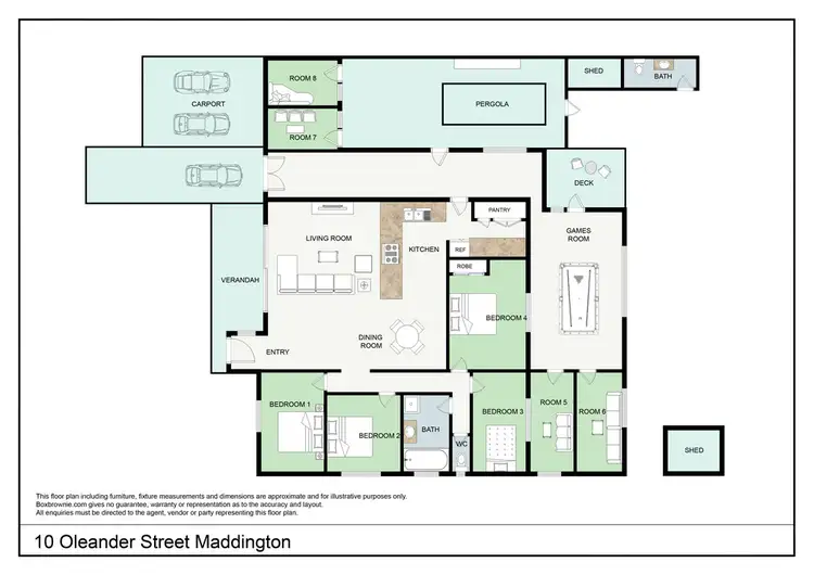 Floorplan of Homely house listing, 10 Oleander Street, Maddington WA 6109