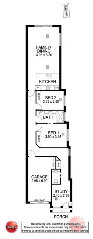Floorplan of Homely house listing, 8a Howard Street, Dover Gardens SA 5048