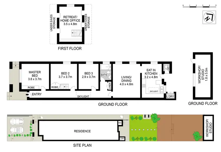 Floorplan of Homely house listing, 161 Hall Street, Bondi Beach NSW 2026
