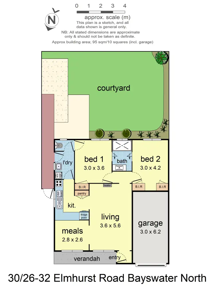Floorplan of Homely unit listing, 30/26-32 Elmhurst Road, Bayswater North VIC 3153