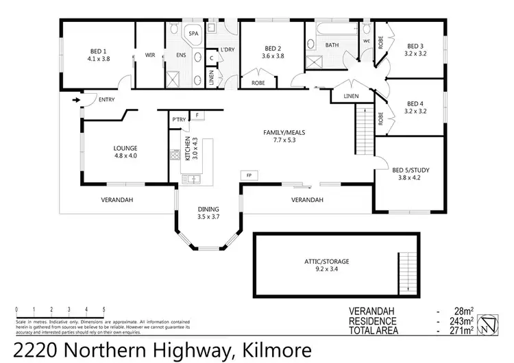 Floorplan of Homely rural property listing, 2220 Northern Highway, Kilmore VIC 3764