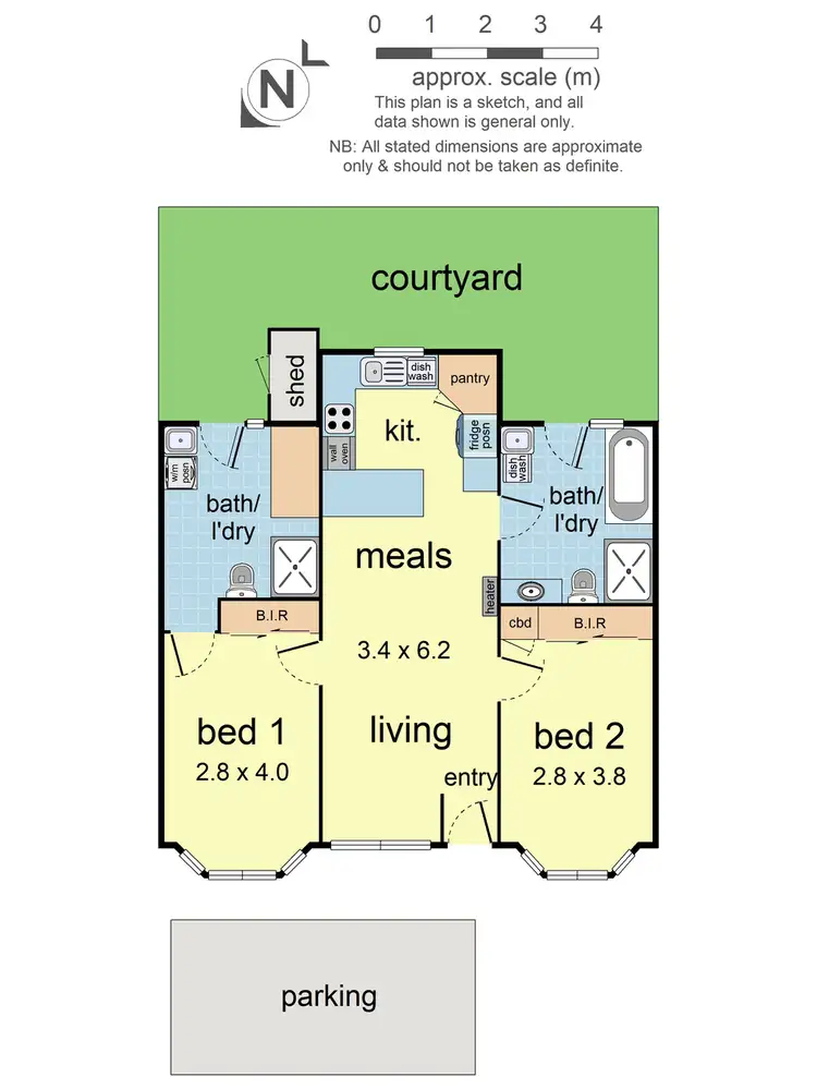 Floorplan of Homely retirement listing, 10/74 Warrandyte Road, Ringwood VIC 3134