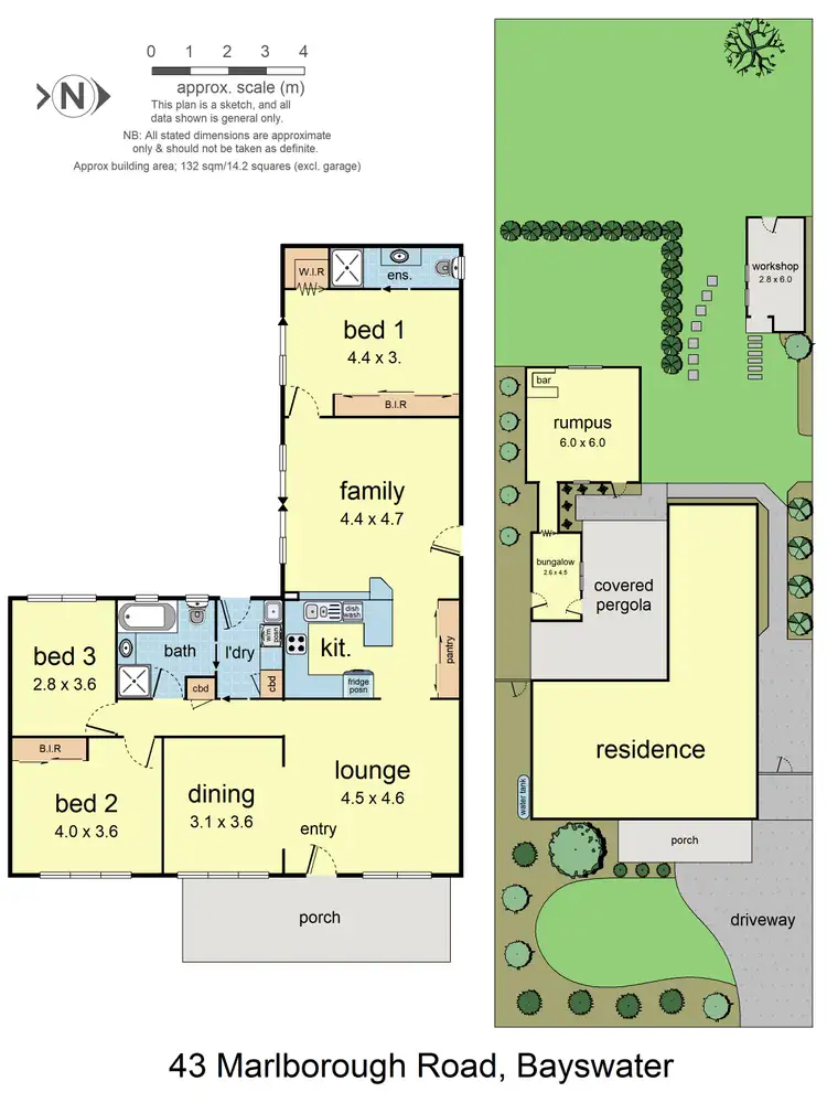 Floorplan of Homely house listing, 43 Marlborough Road, Bayswater VIC 3153