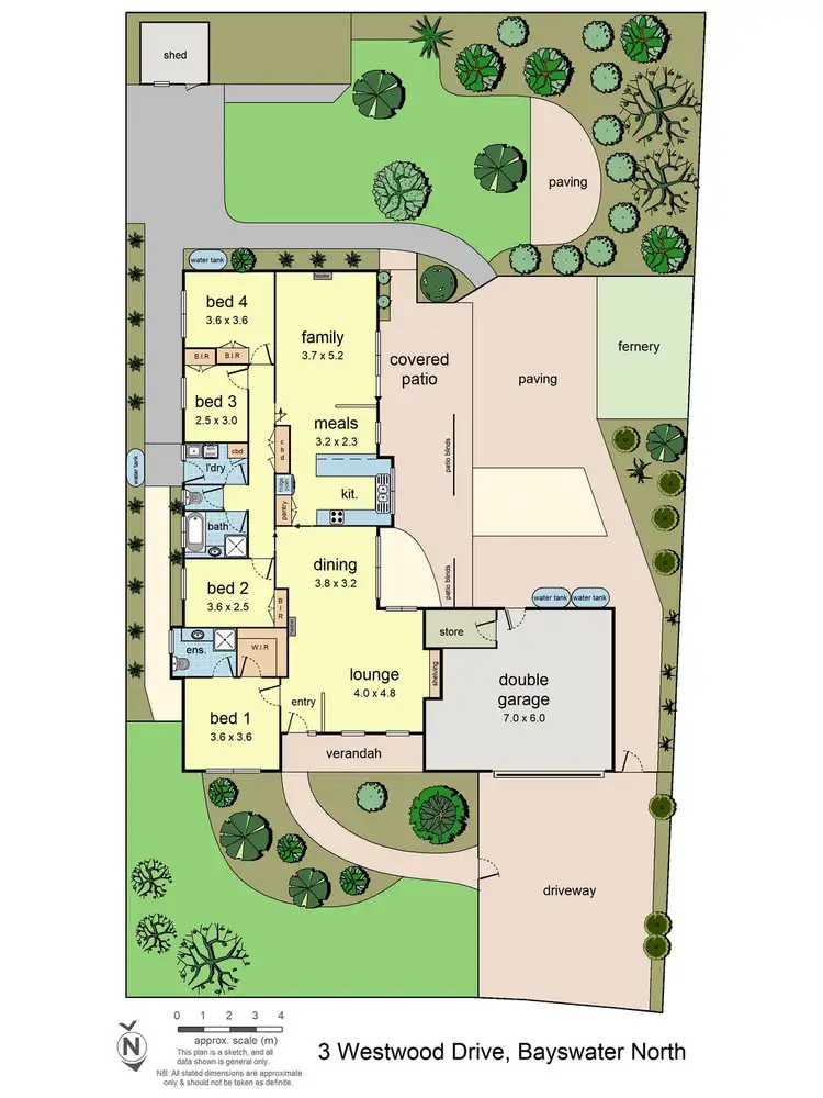 Floorplan of Homely house listing, 3 Westwood Drive, Bayswater North VIC 3153