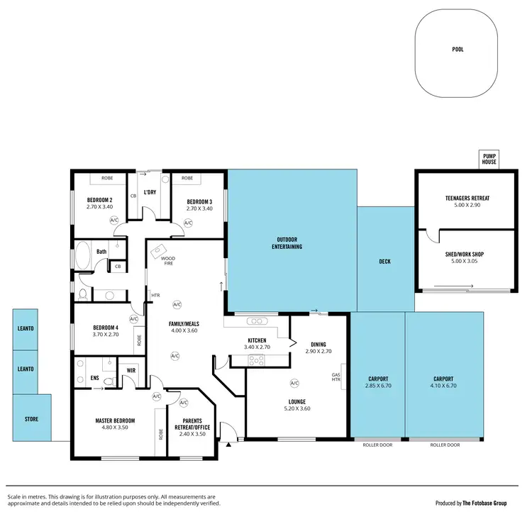 Floorplan of Homely house listing, 5 Farriers Way, Woodcroft SA 5162