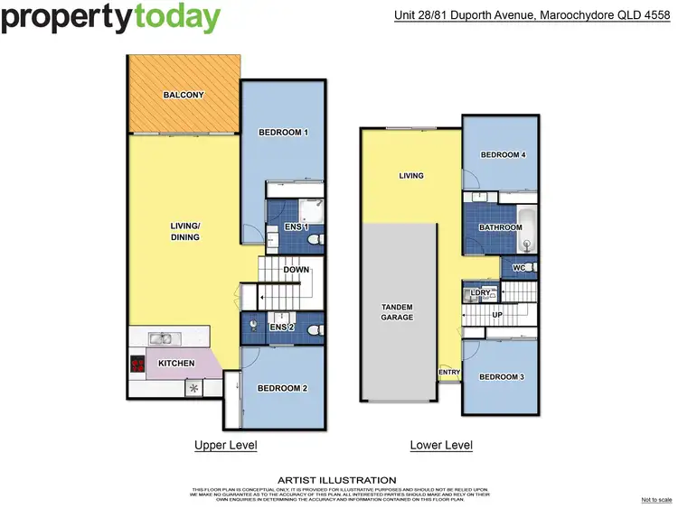 Floorplan of Homely townhouse listing, 28/81 Duporth Avenue, Maroochydore QLD 4558